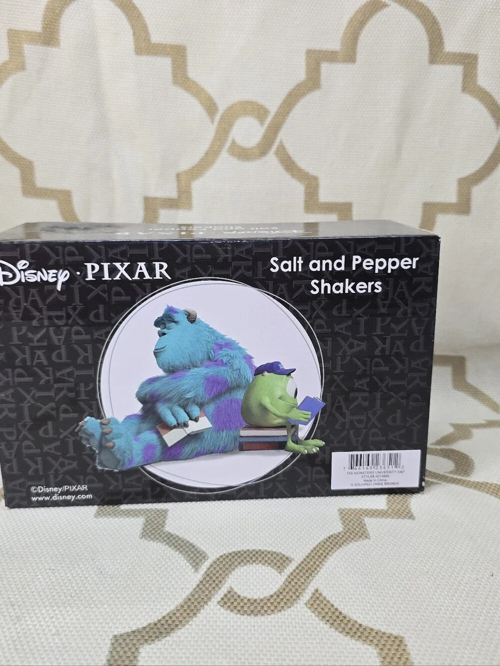 Disney Pixar Monsters Inc - Mike & Sulley Ceramic Salt & Pepper Shakers New